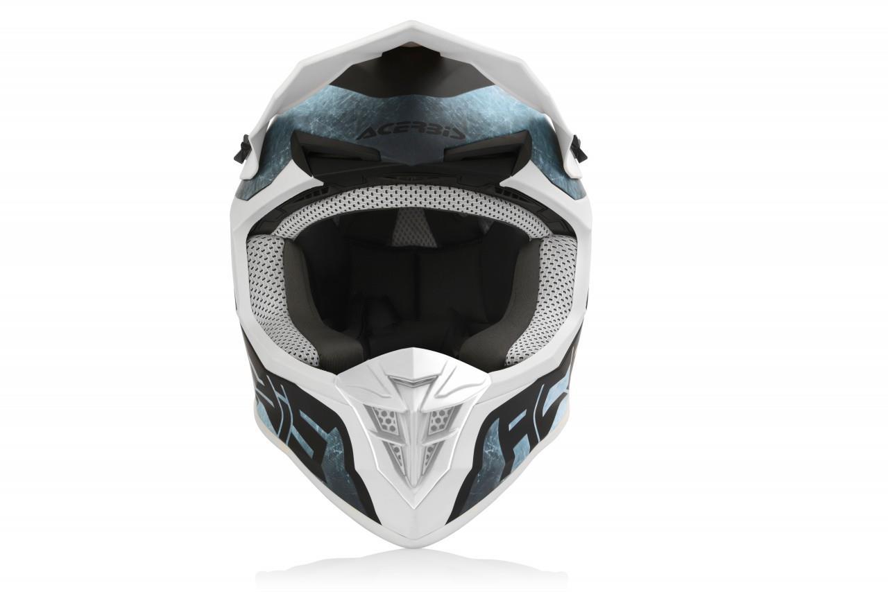 Acerbis Lınear Kask Beyaz Mavi