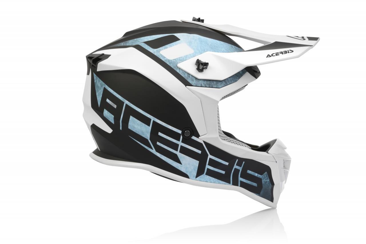 Acerbis Lınear Kask Beyaz Mavi