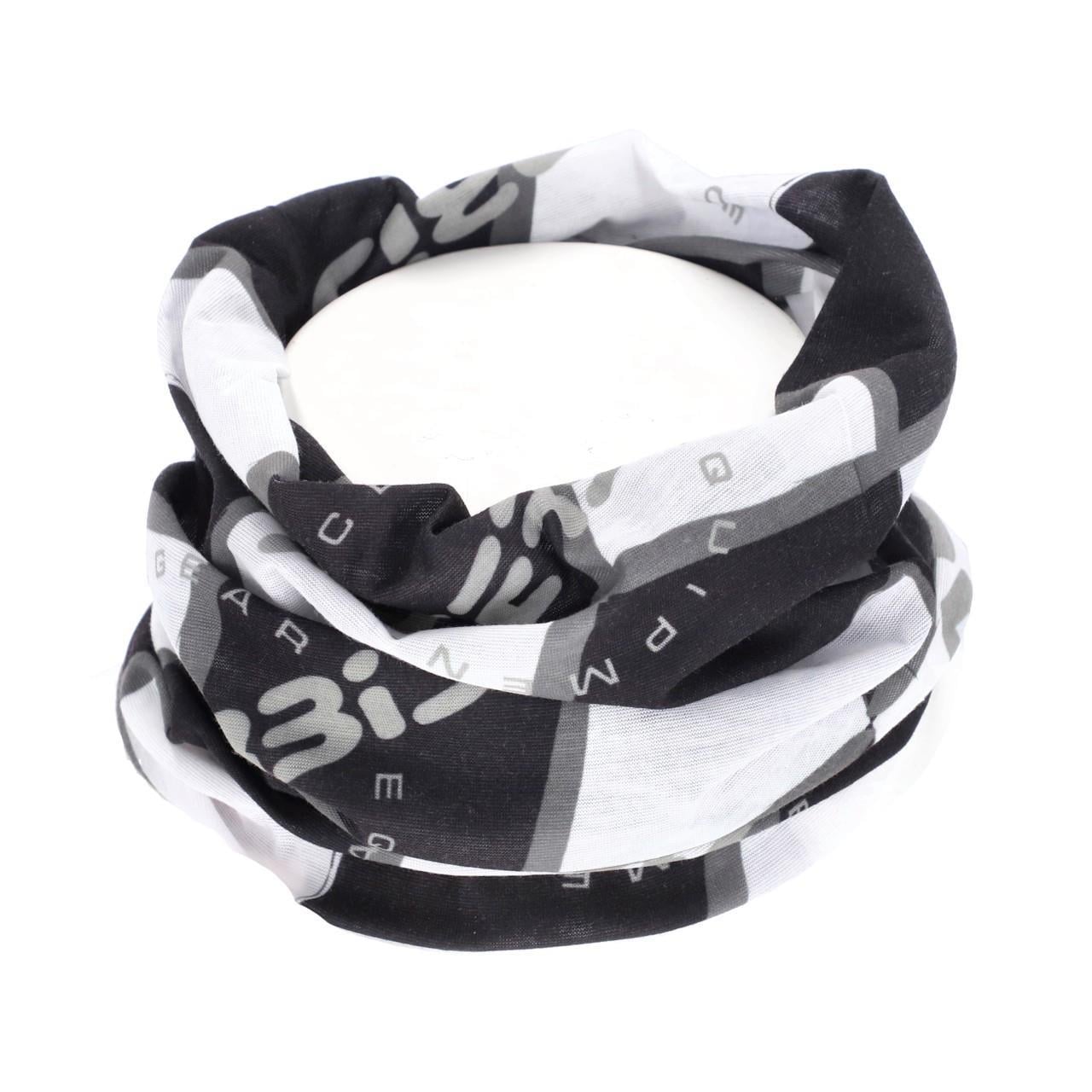 Acerbis Neckwarmer Beyaz Siyah Buff