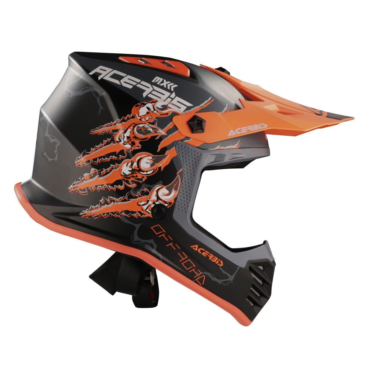 Acerbis Profıle Çocuk Kask Turuncu Siyah
