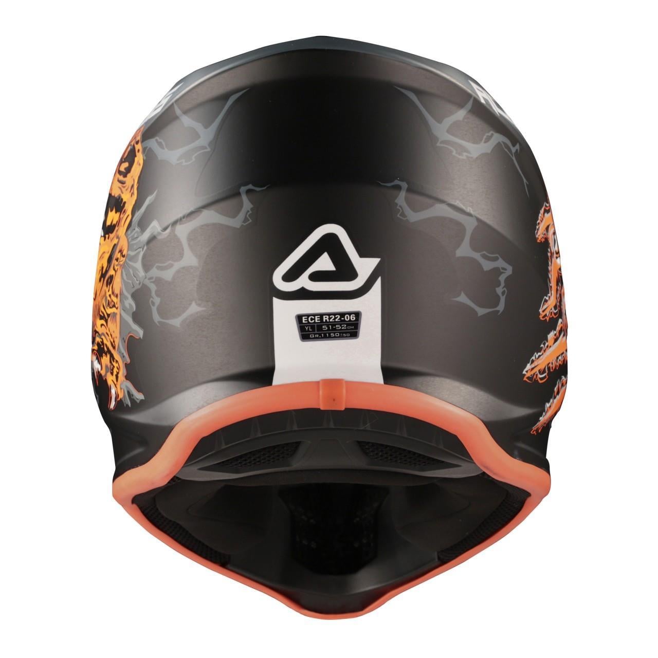 Acerbis Profıle Çocuk Kask Turuncu Siyah
