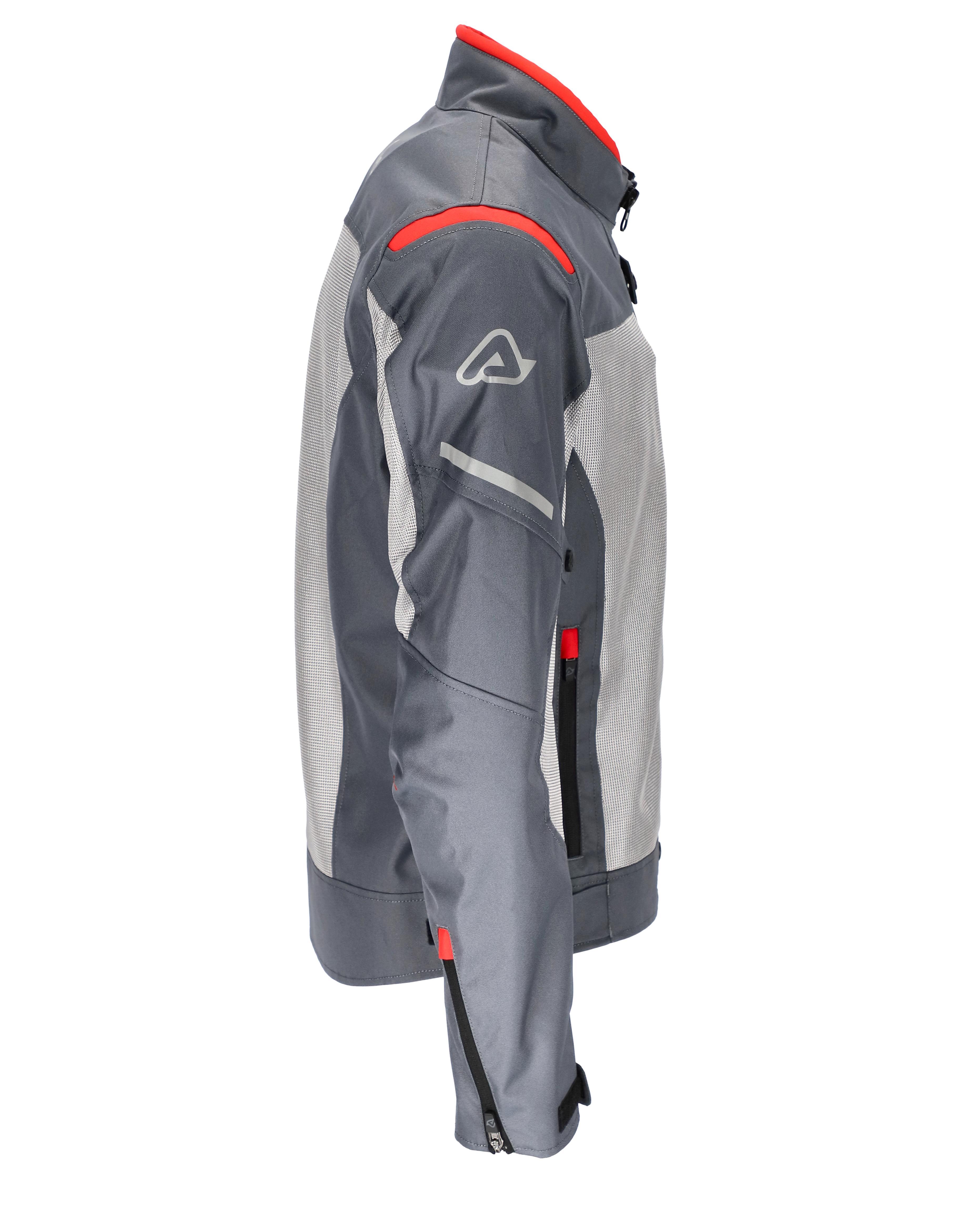 Acerbis Ramsey Wented 2.0 Yazlık Mont Gri Kırmızı