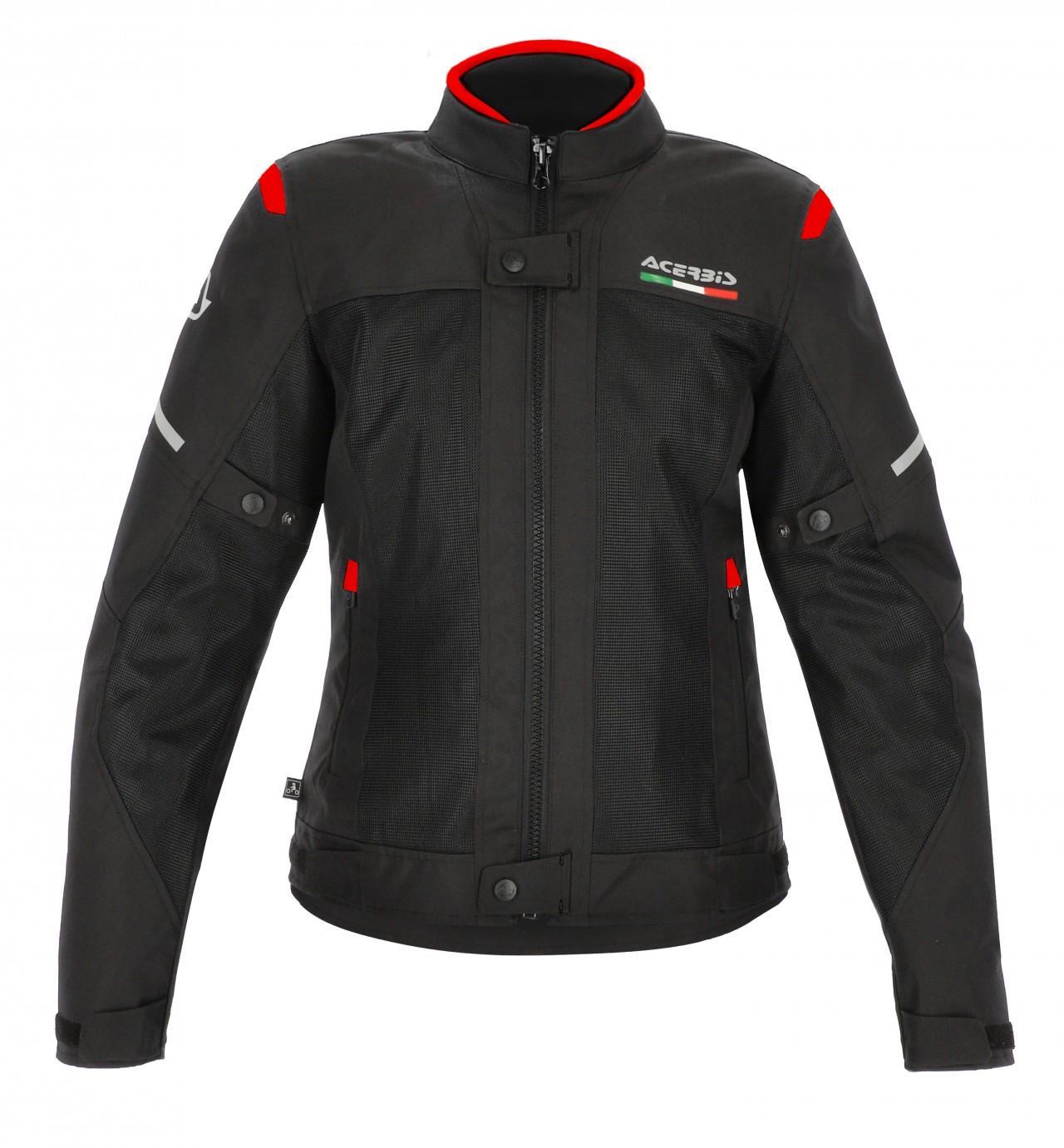 Acerbis Ruby Bayan Yazlık Mont Siyah Kırmızı