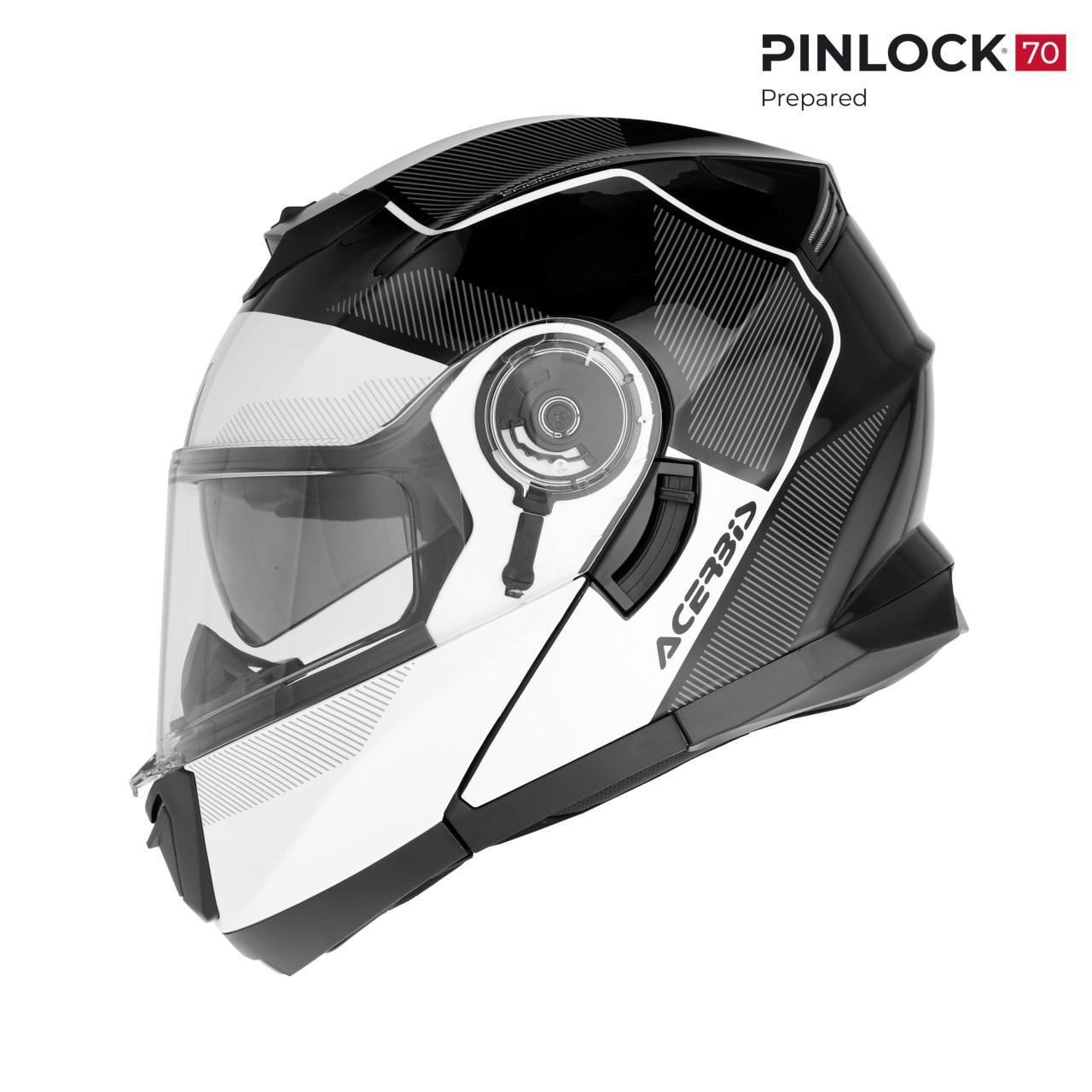Acerbis Serel 22-06 Kask Siyah Beyaz