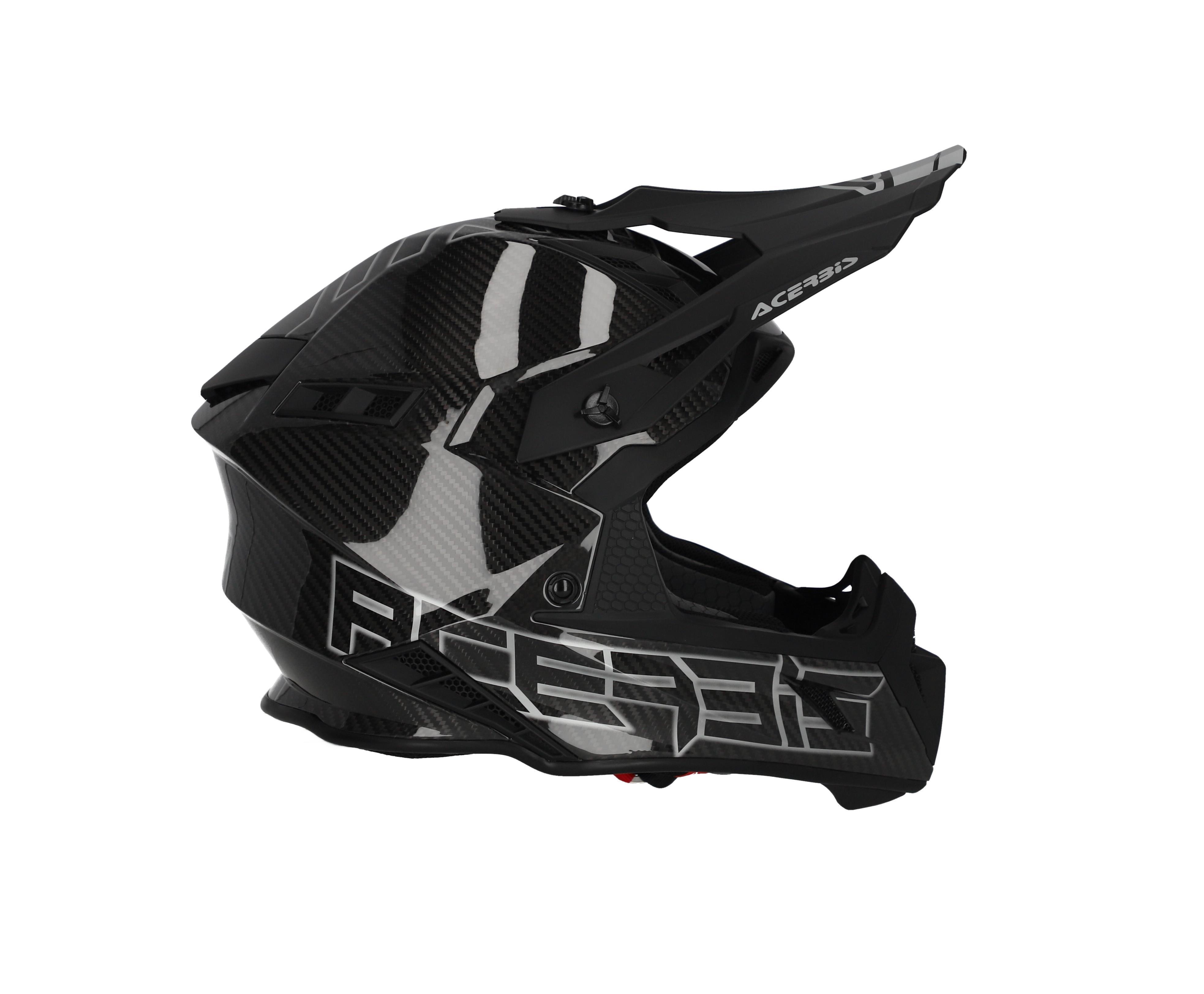 Acerbis Steel Carbon 22-06 Kask Siyah
