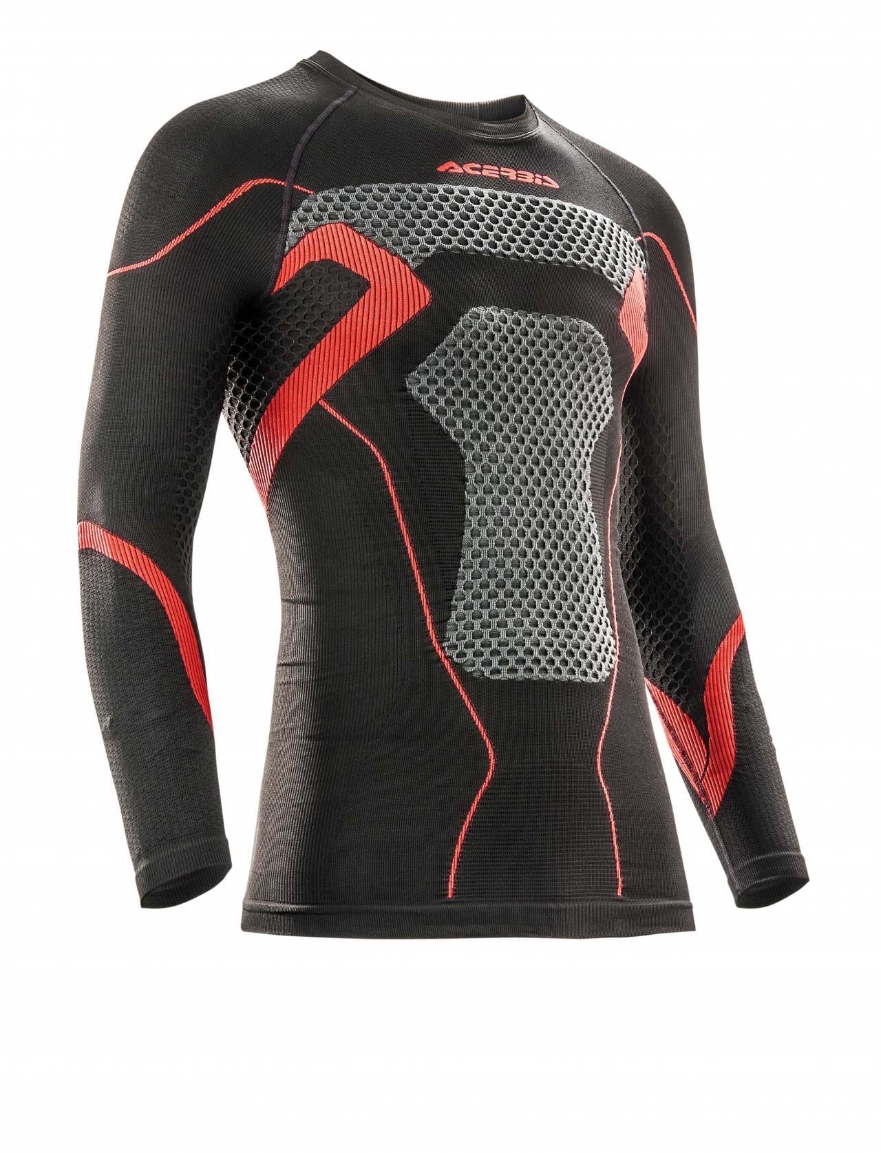 Acerbis X-Body Wınter Üst İçlik Siyah Kırmızı