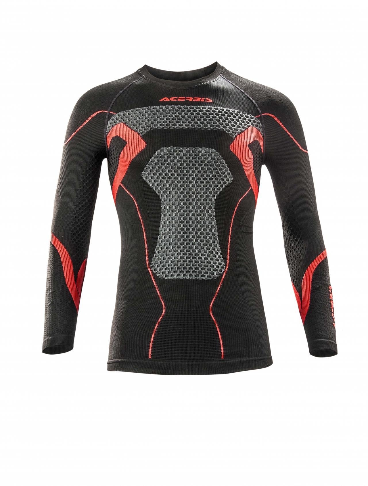 Acerbis X-Body Wınter Üst İçlik Siyah Kırmızı