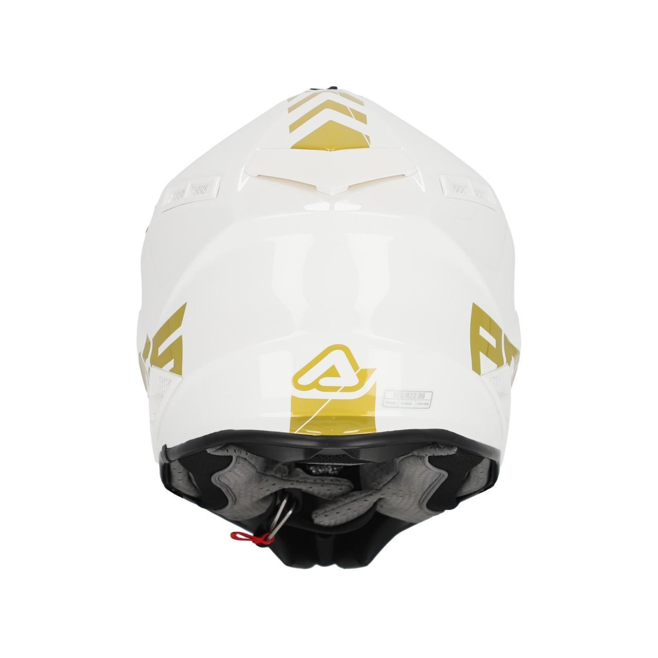 Acerbis X-Track 22-06 Kask Beyaz Gold