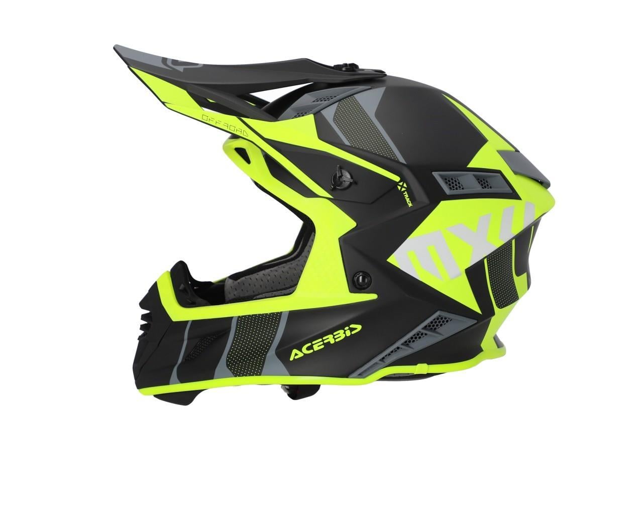 Acerbis X-Track 22-06 Kask Siyah Sarı