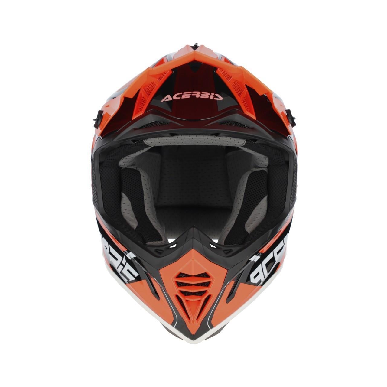 Acerbis X-Track 22-06 Kask Turuncu Siyah