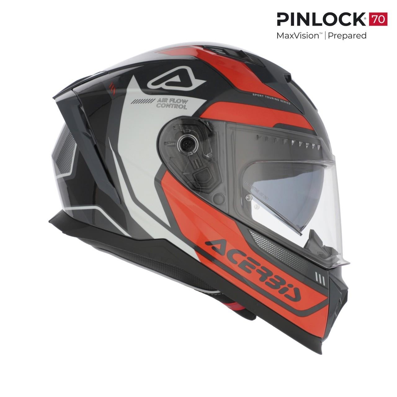 Acerbis X-Way Graphıc Kask Turuncu Gri