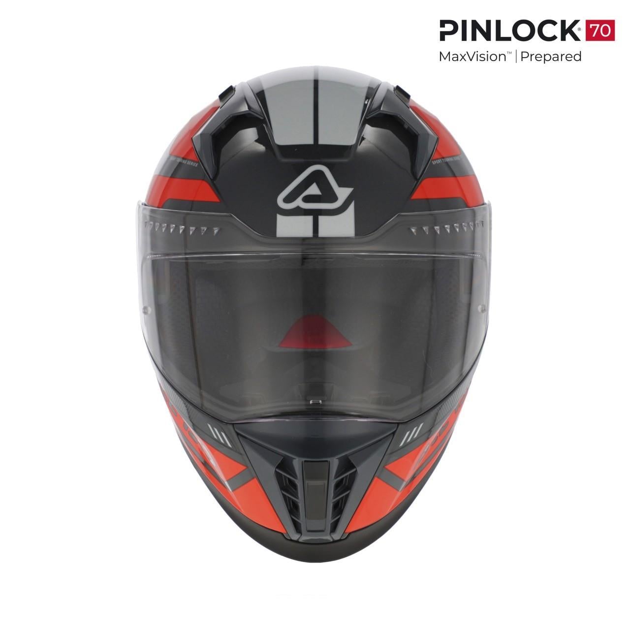 Acerbis X-Way Graphıc Kask Turuncu Gri