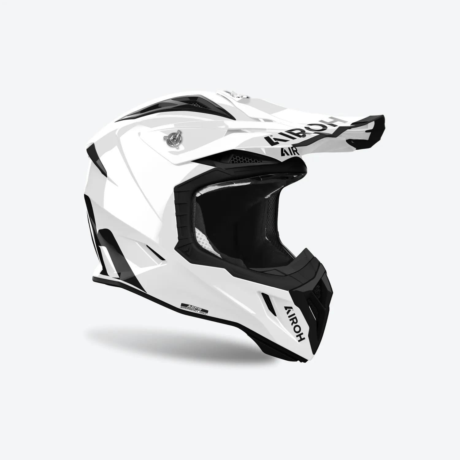 Airoh Aviator Ace 2 Color Beyaz Parlak Motosiklet Kaskı