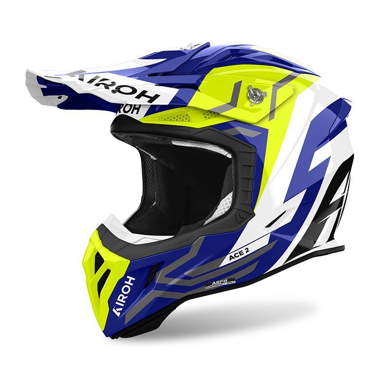 Airoh Aviator Ace 2 Ground Sarı Parlak Motosiklet Kaskı