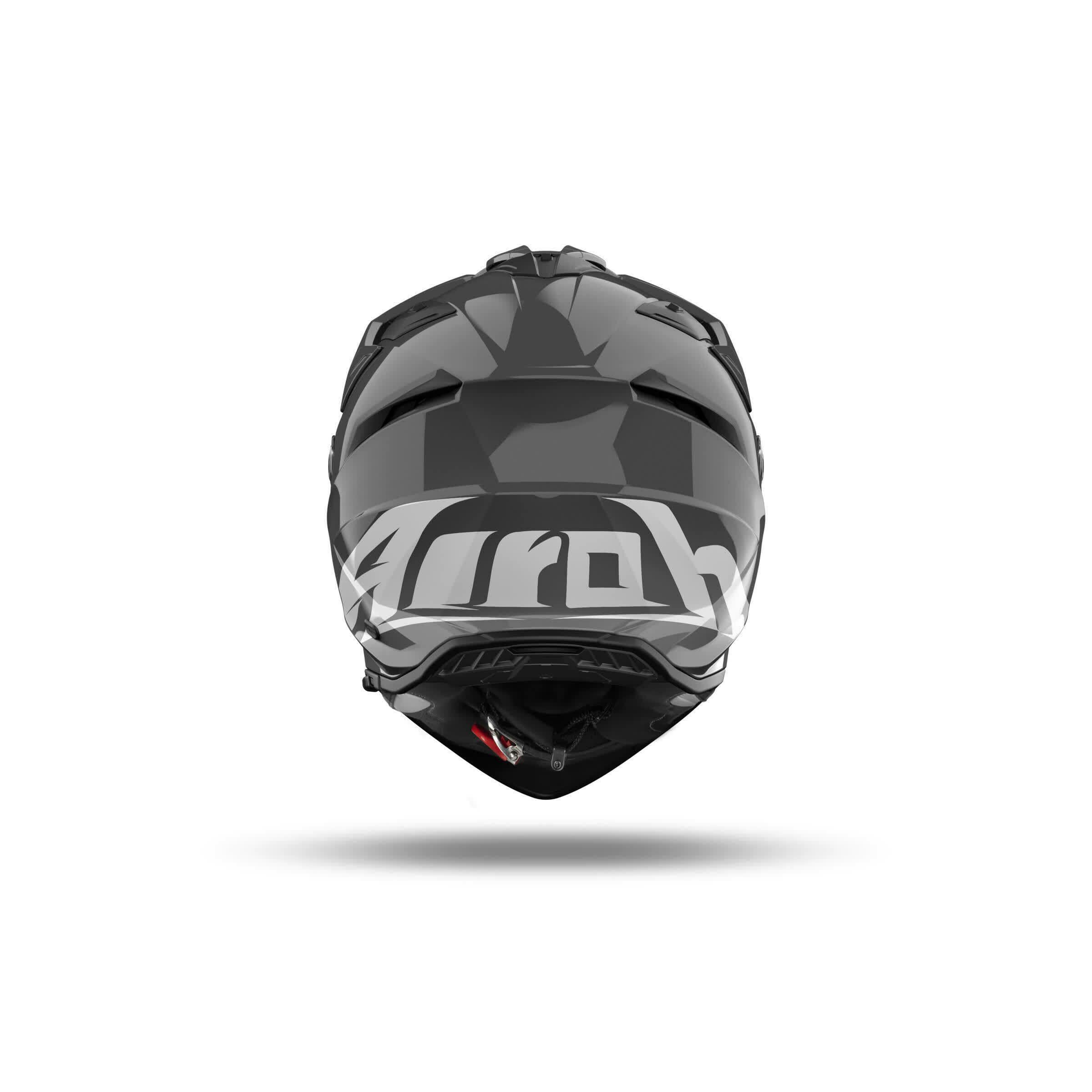 Airoh Bandıt Color Dark Grey Parlak Motosiklet Kaskı