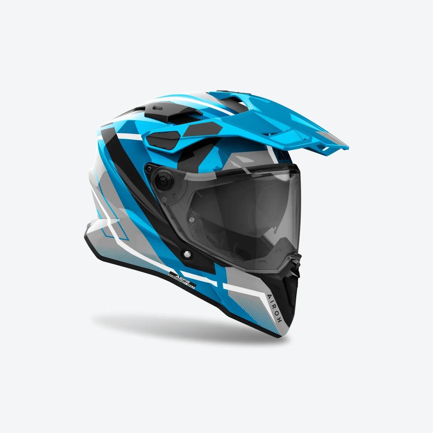Airoh Commander 2 Mavıck Cerulean Mavi Motosiklet Kaskı