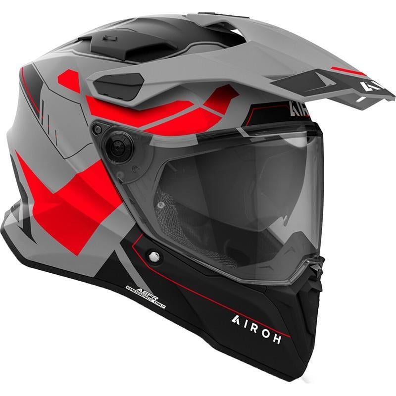 Airoh Commander 2 Reveal Kırmızı Fluo Mat Motosiklet Kaskı