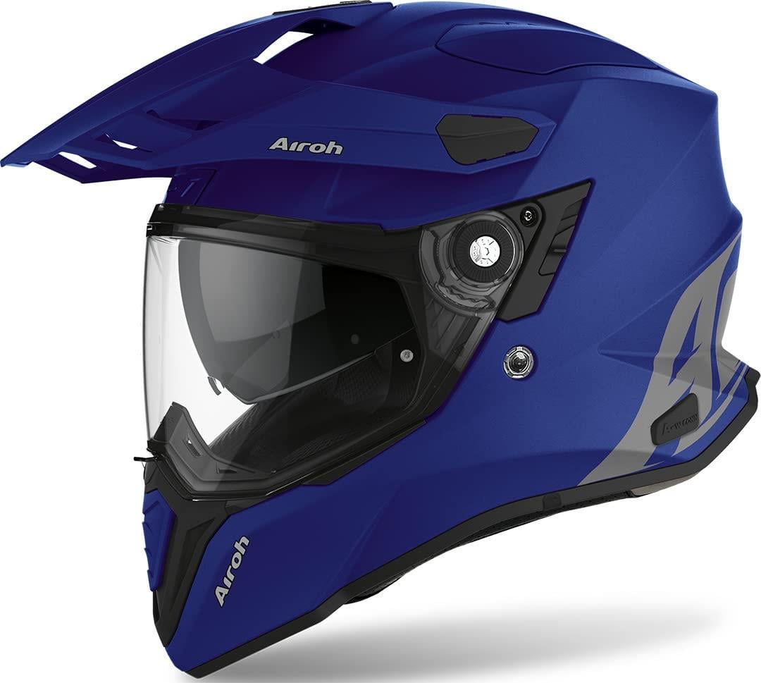 Airoh Commander Color Mavi Mat Motosiklet Kaskı