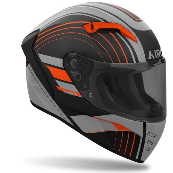 Airoh Connor Achıeve Turuncu Mat Motosiklet Kaskı