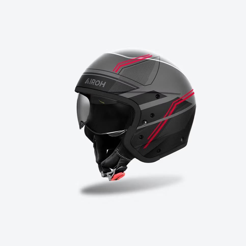 Airoh J 110 Slım Kırmızı Mat Motosiklet Kaskı
