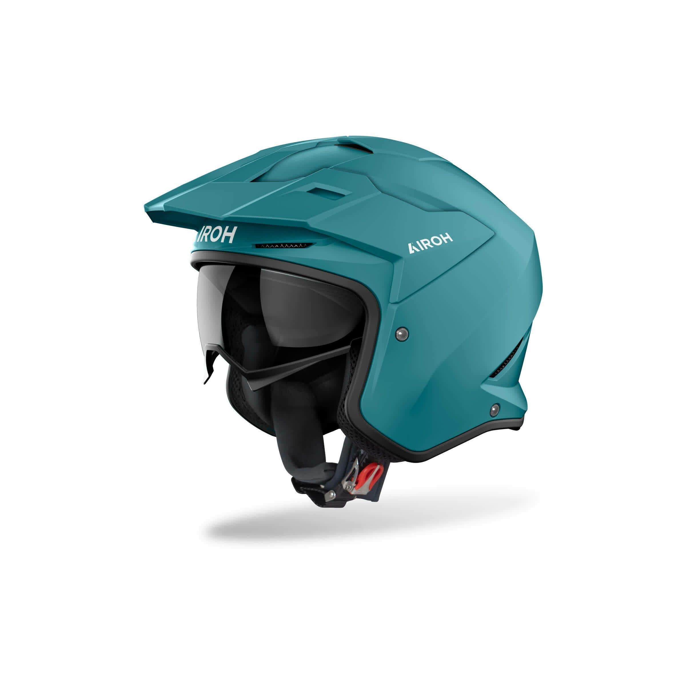 Airoh Kombakt Color Petrol Green Mat Motosiklet Kaskı
