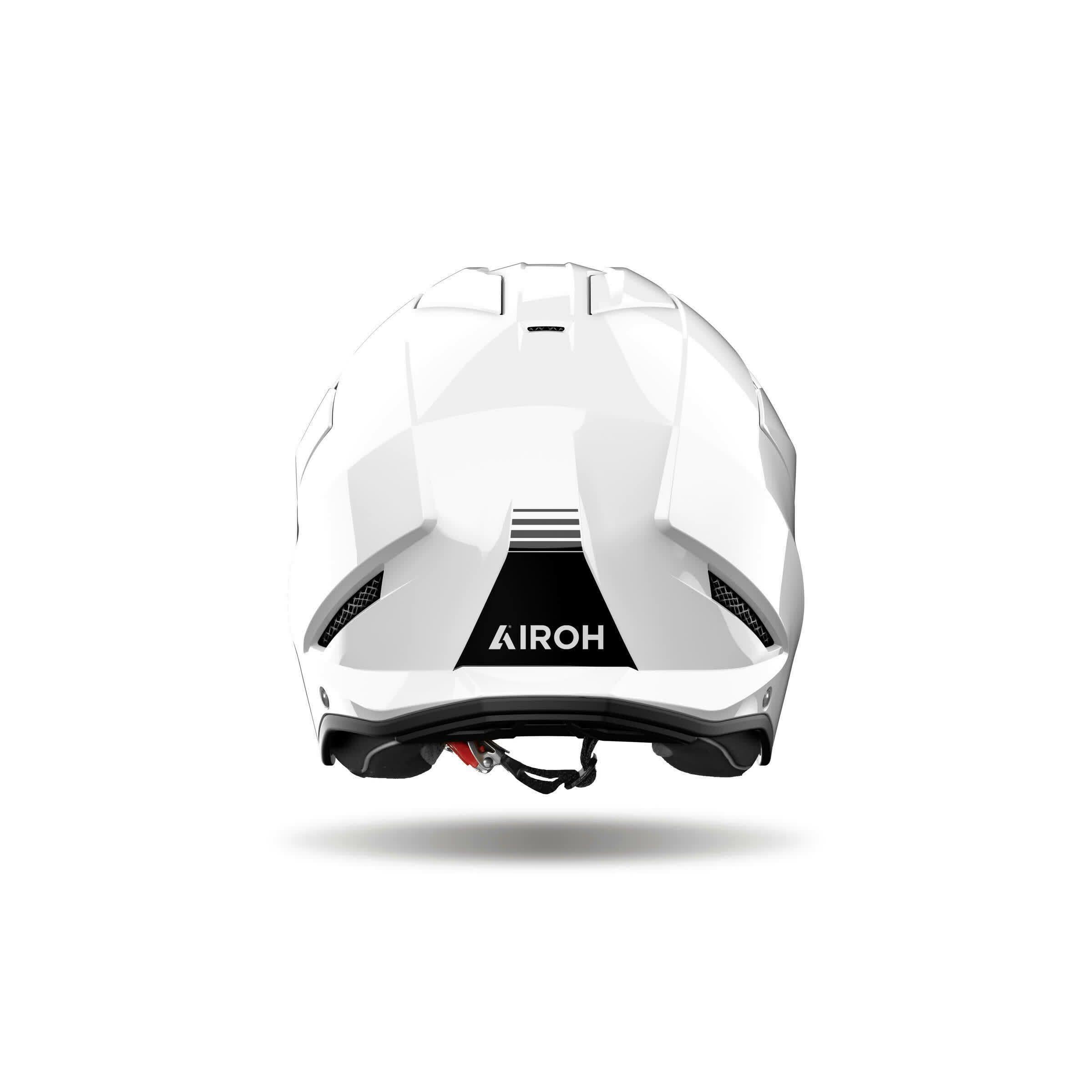 Airoh Kombakt Color Beyaz Parlak Motosiklet Kaskı