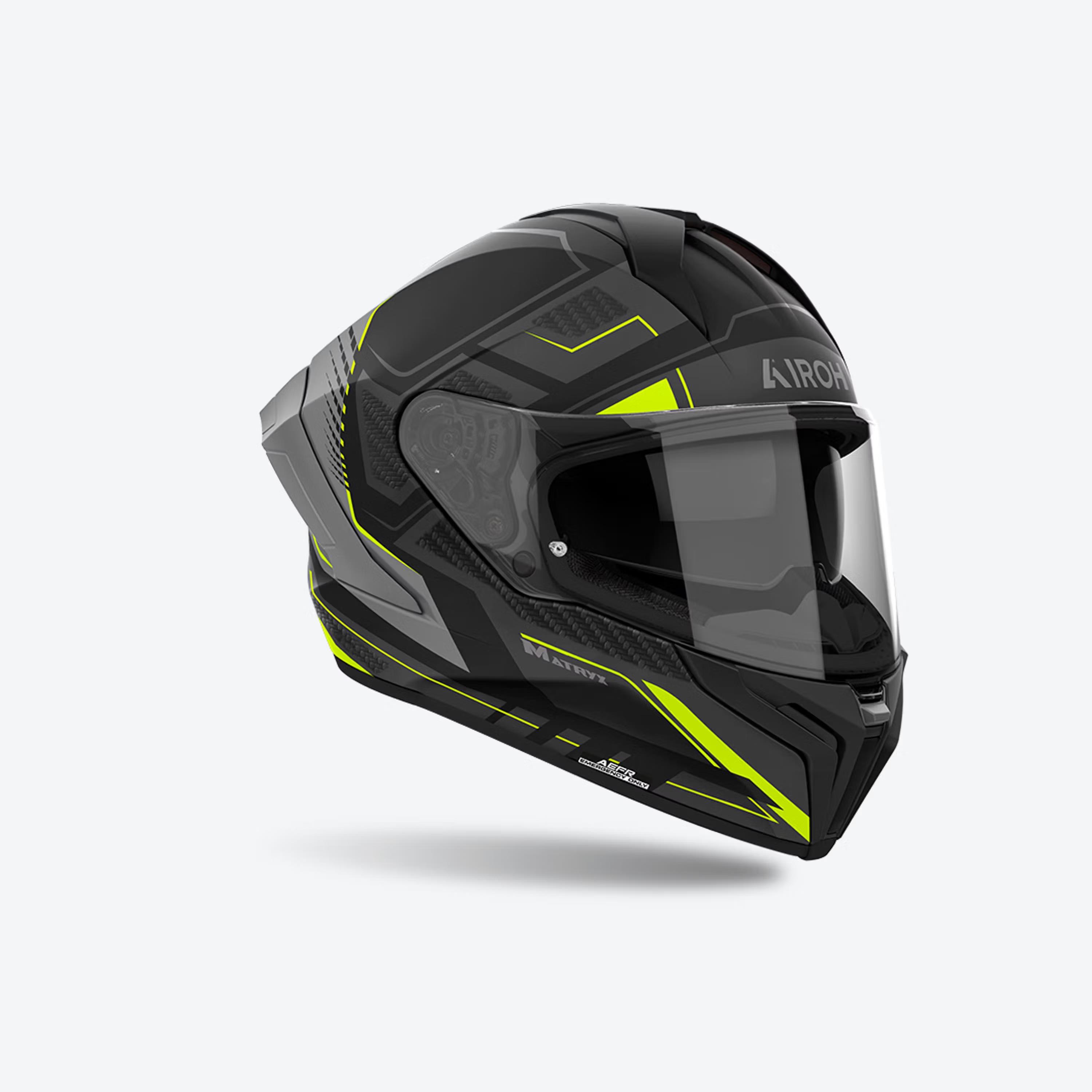 Airoh Matryx Rocket Sarı Mat Motosiklet Kaskı