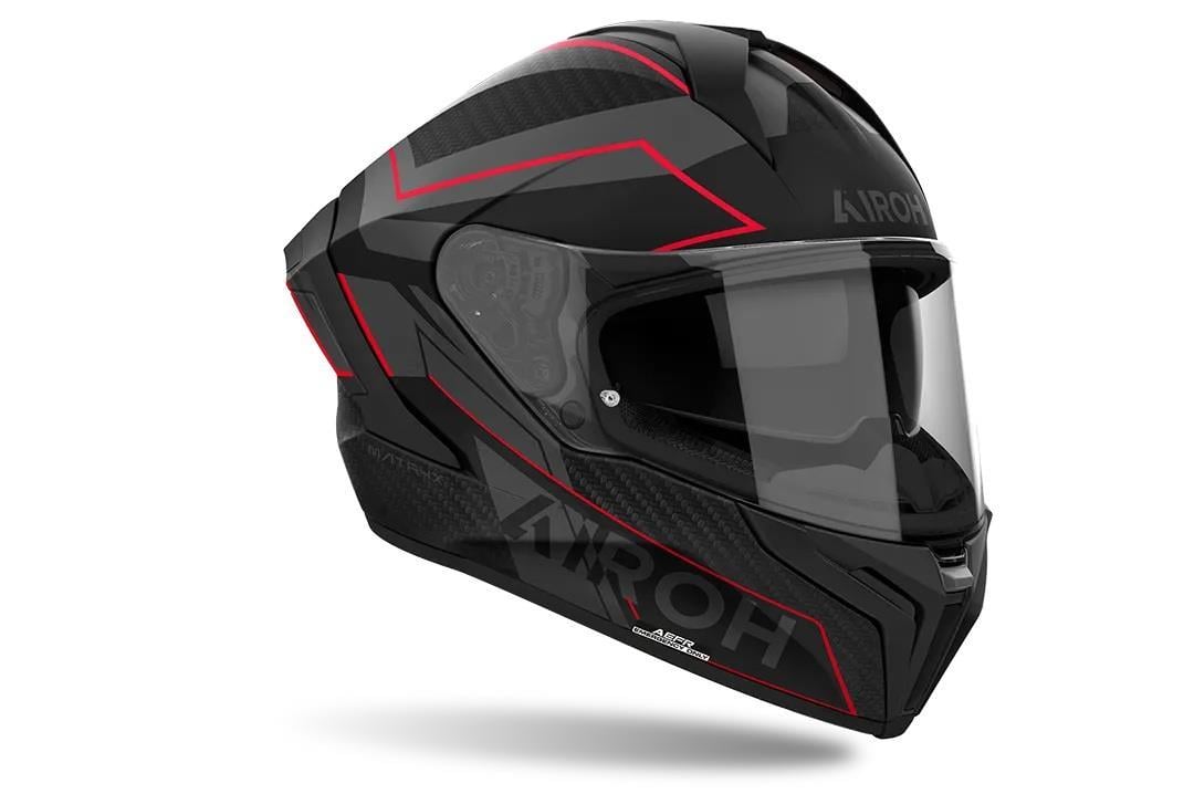 Airoh Matryx Sentınel Kırmızı Mat Motosiklet Kaskı
