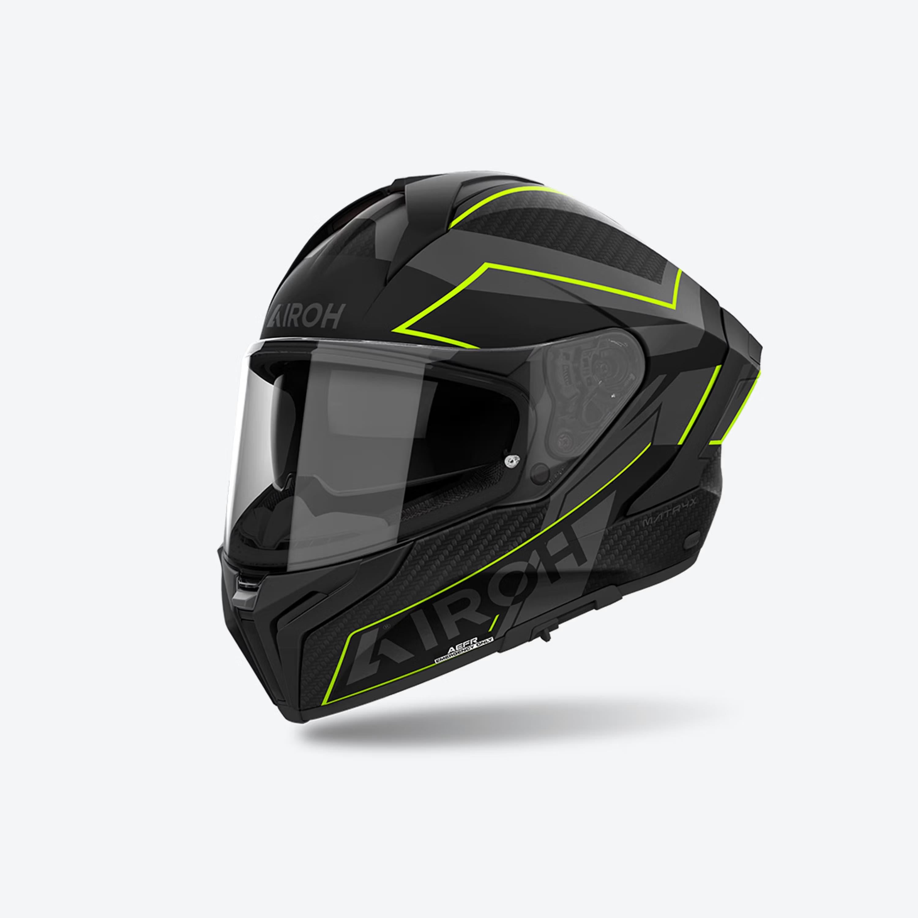 Airoh Matryx Sentınel Sarı Mat Motosiklet Kaskı