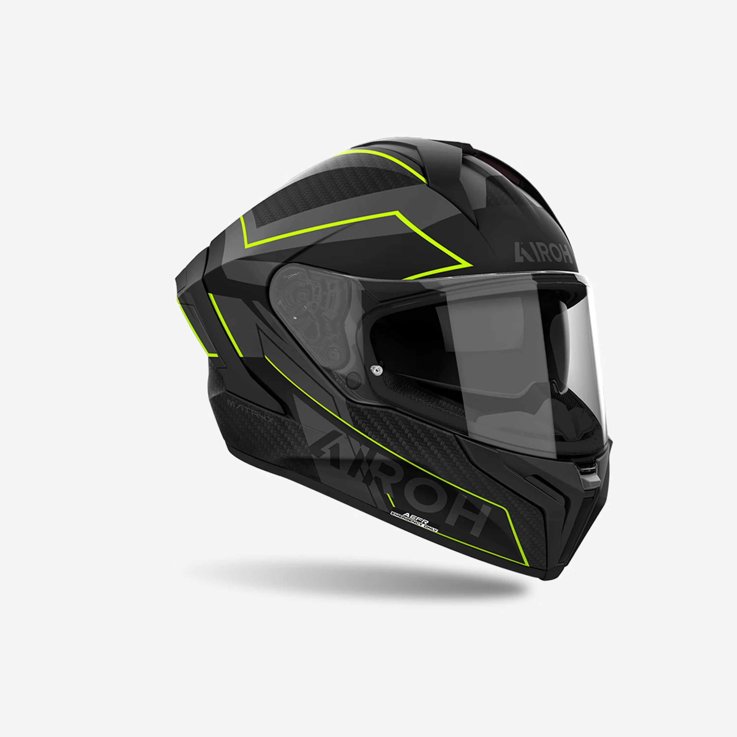 Airoh Matryx Sentınel Sarı Mat Motosiklet Kaskı