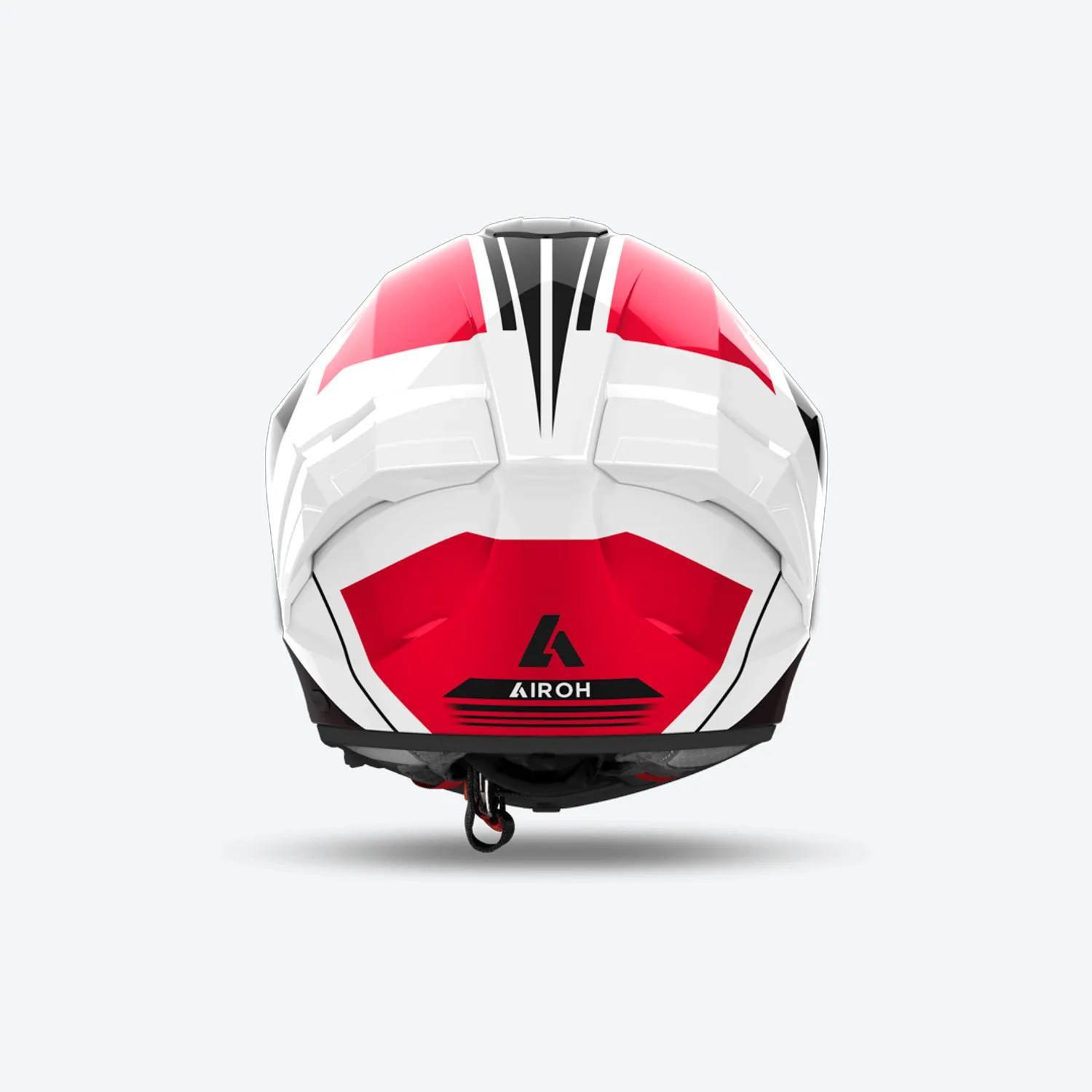 Airoh Matryx Thron Kırmızı Parlak Motosiklet Kaskı