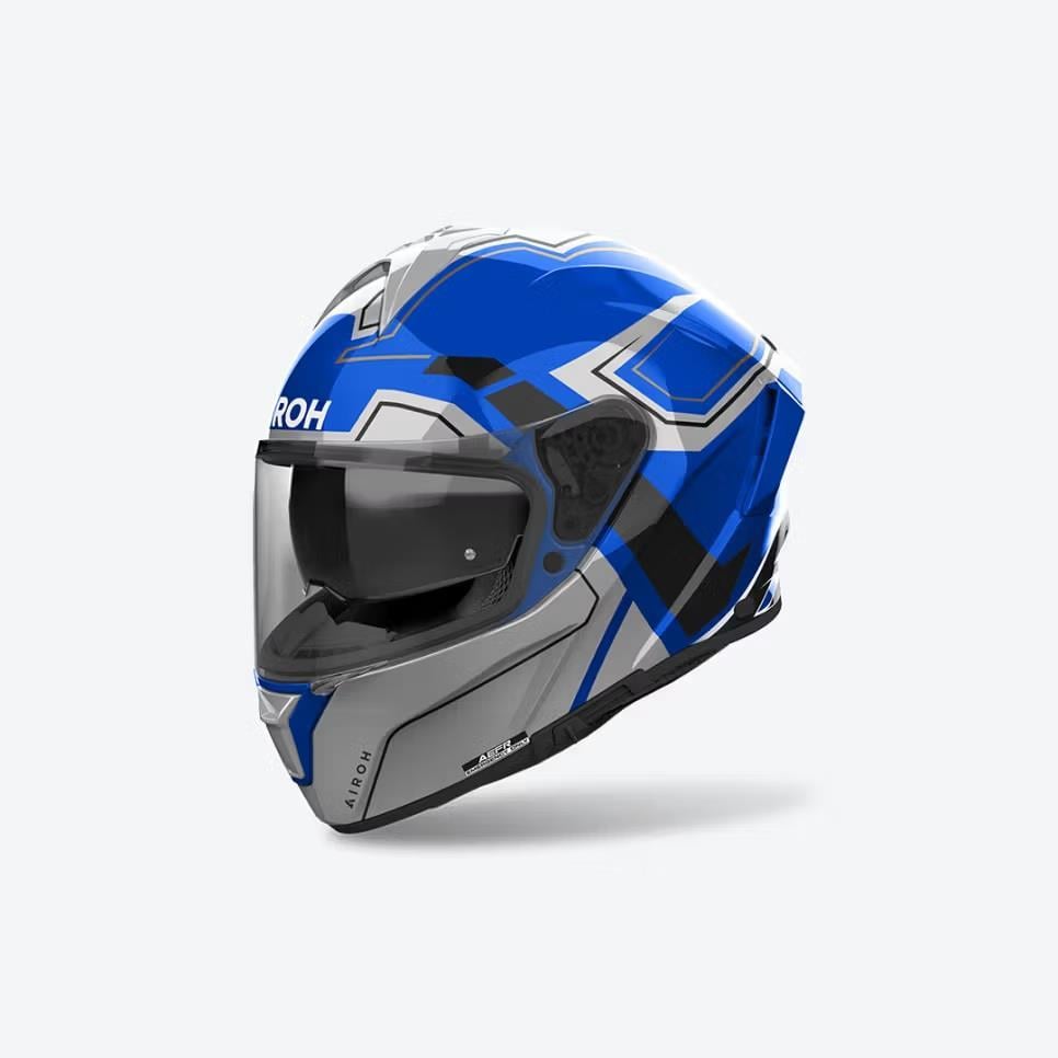 Airoh Spark 2 Dart Mavi Parlak Motosiklet Kaskı