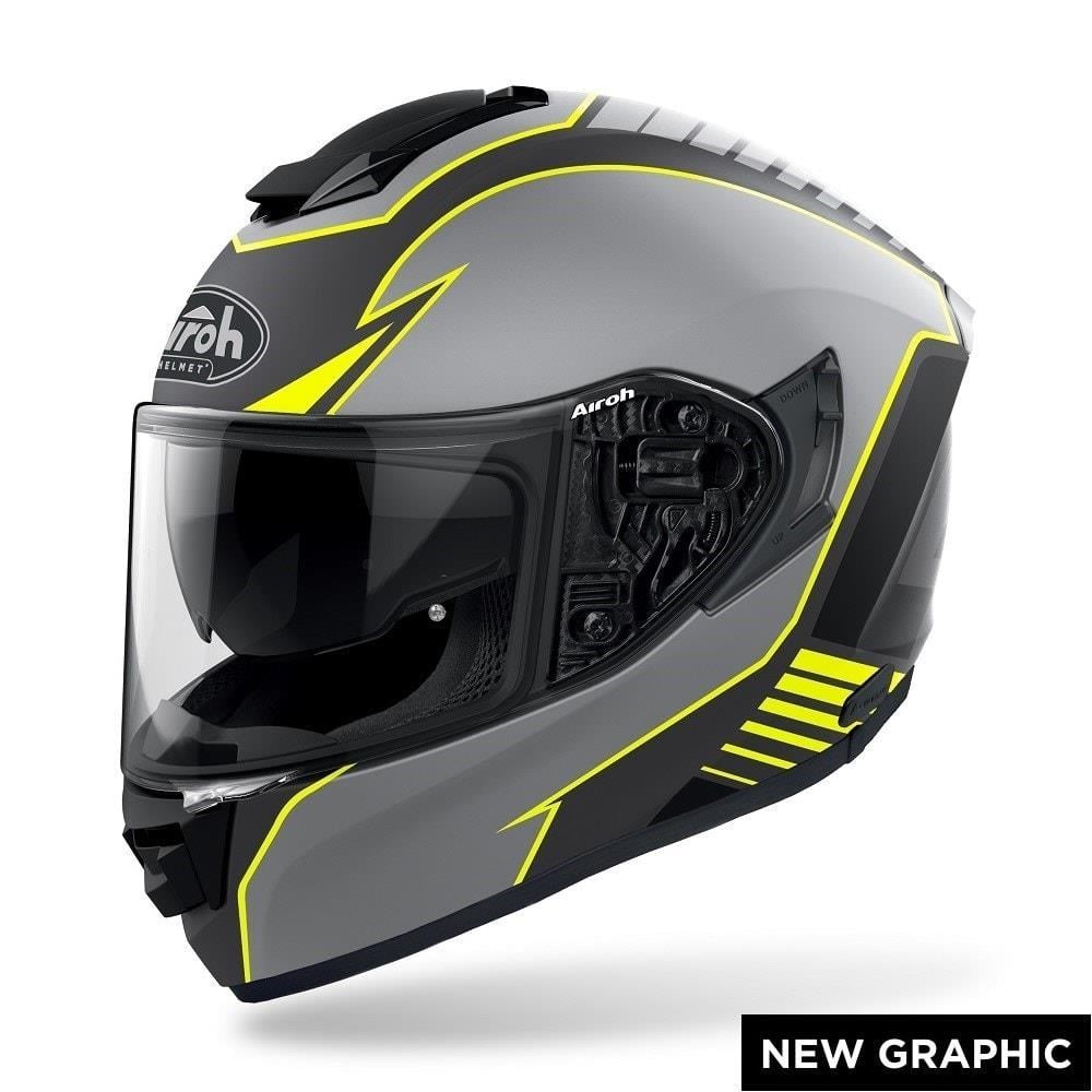 AIROH ST.501 TYPE YELLOW MATT KASK