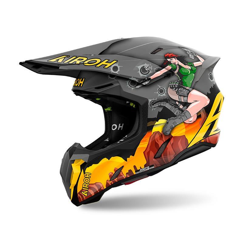 Airoh Twist 3 Adventure Mat Motosiklet Kaskı