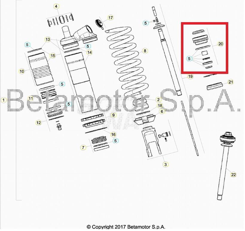 ARKA AMORTİSÖR KEÇESİ BETA ORJ YP B4