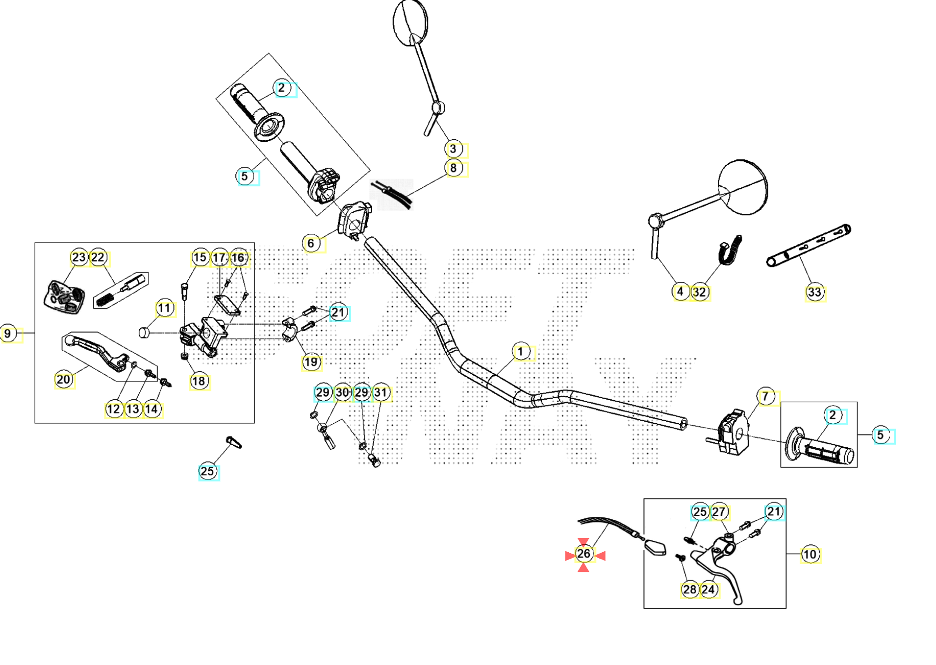 Beta RR 125 4T 24-25 Debriyaj Teli OEM