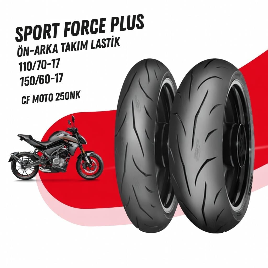 Cf Moto Nk 250 Mitas Sport Force + Takım 110/70-17 - 150/60-17 
