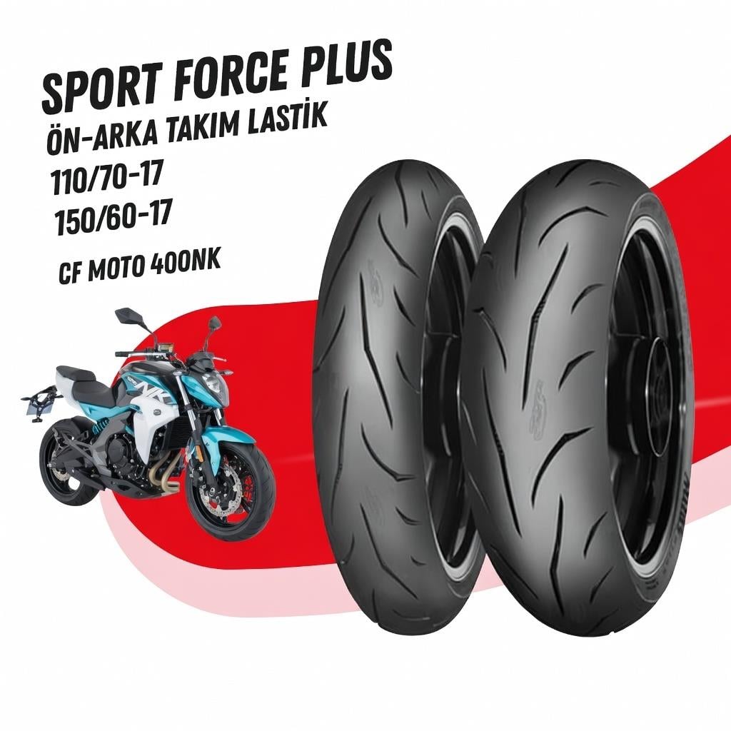 Cf Moto Nk400 Mitas Sport Force + Takım 110/70-17 - 150/60-17 