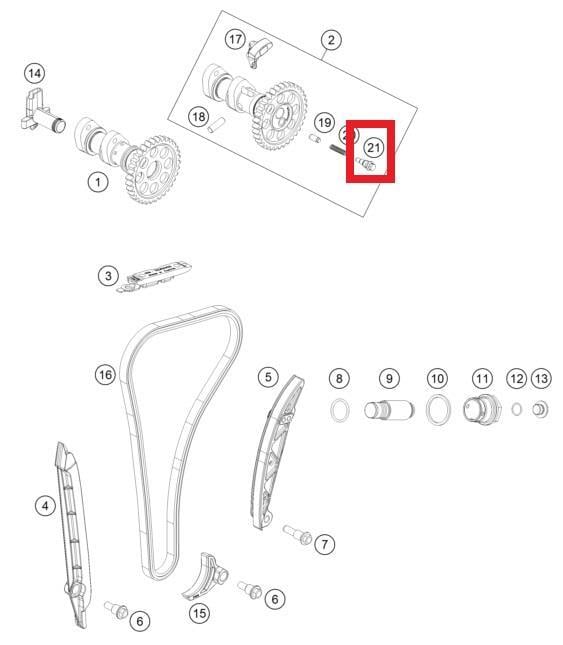 DECO SCREW PLUG KTM ORJ YP A9