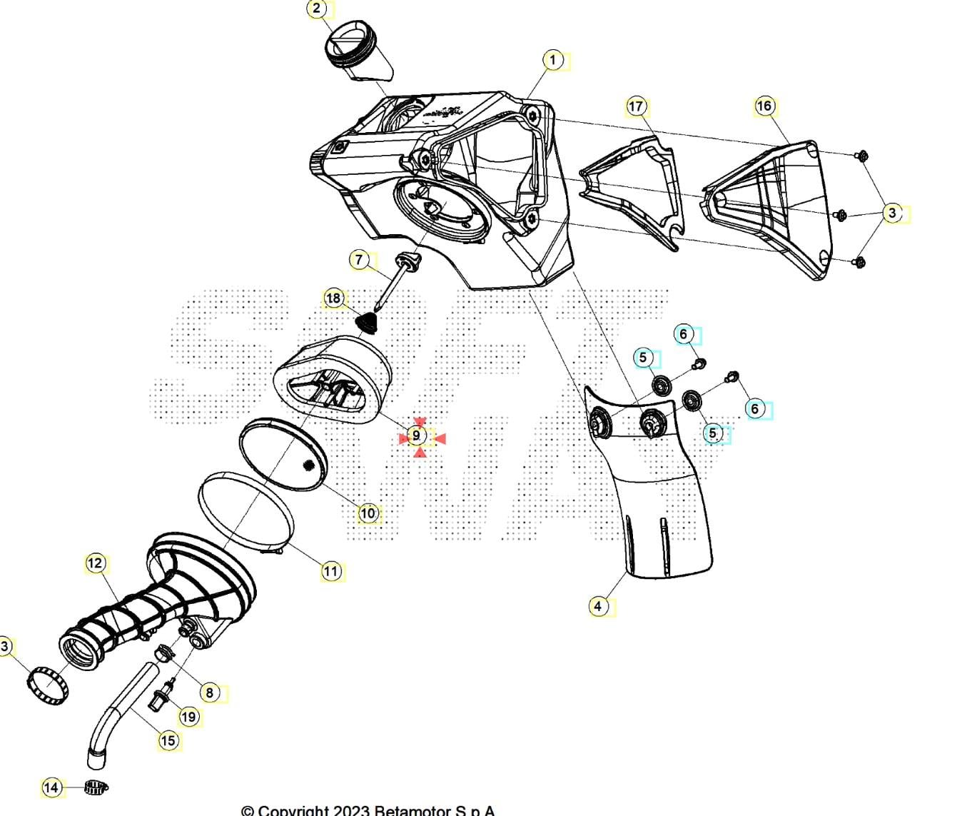 ENDURO 125 HAVA FİLTRESİ BETA ORJ YP