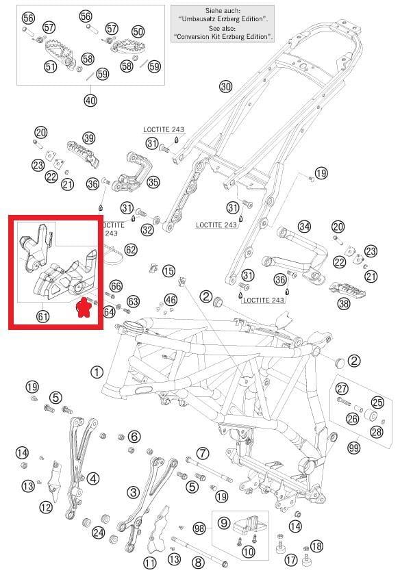 FRAME PROTECTOR KTM ORJ YP