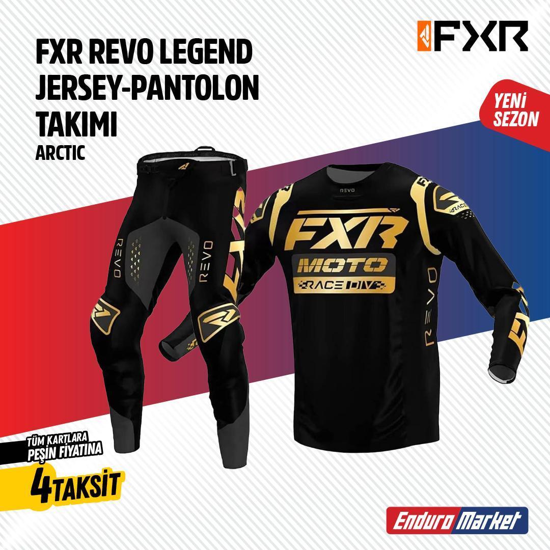 FXR SİYAH ALTIN JERSEY PANTLON TAKIMI
