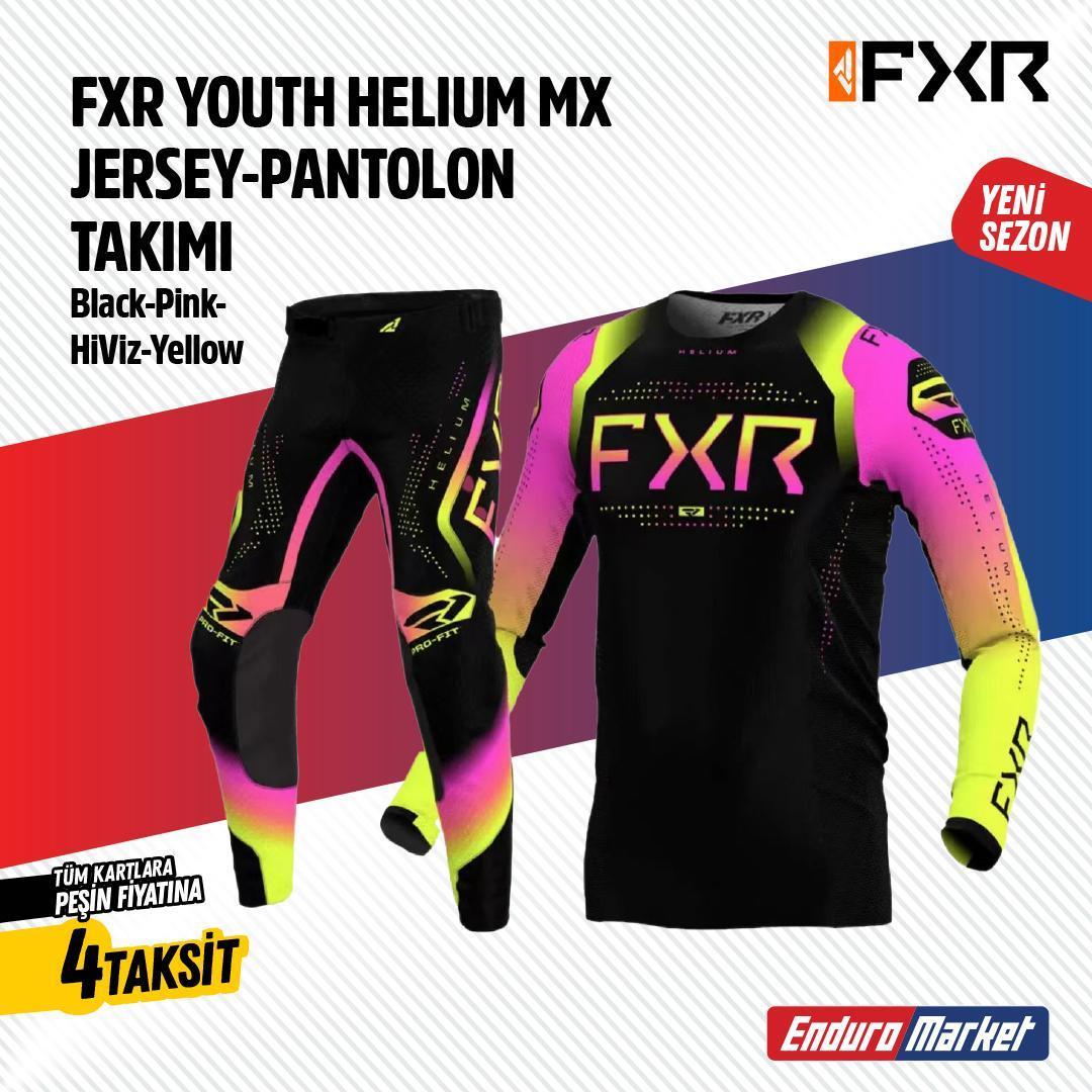 FXR SİYAH PEMBE JERSEY PANTLON TAKIMI