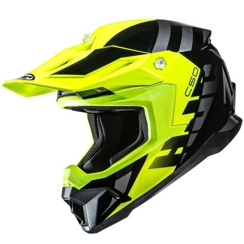 HJC C50 Siyah Sarı Motosiklet Kaskı