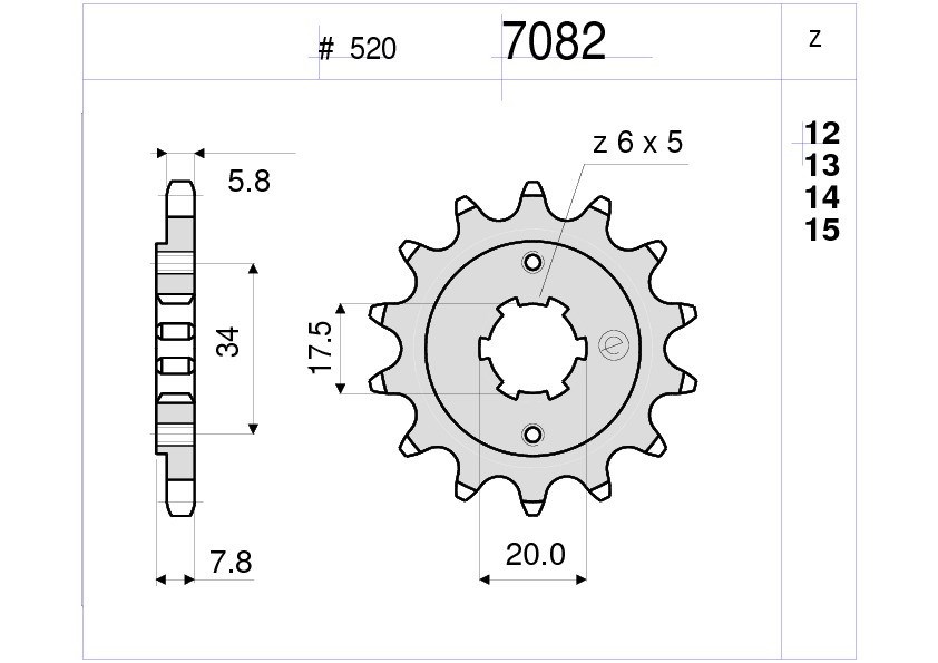 Honda 125 Ognıbene Ön Dişli 13T