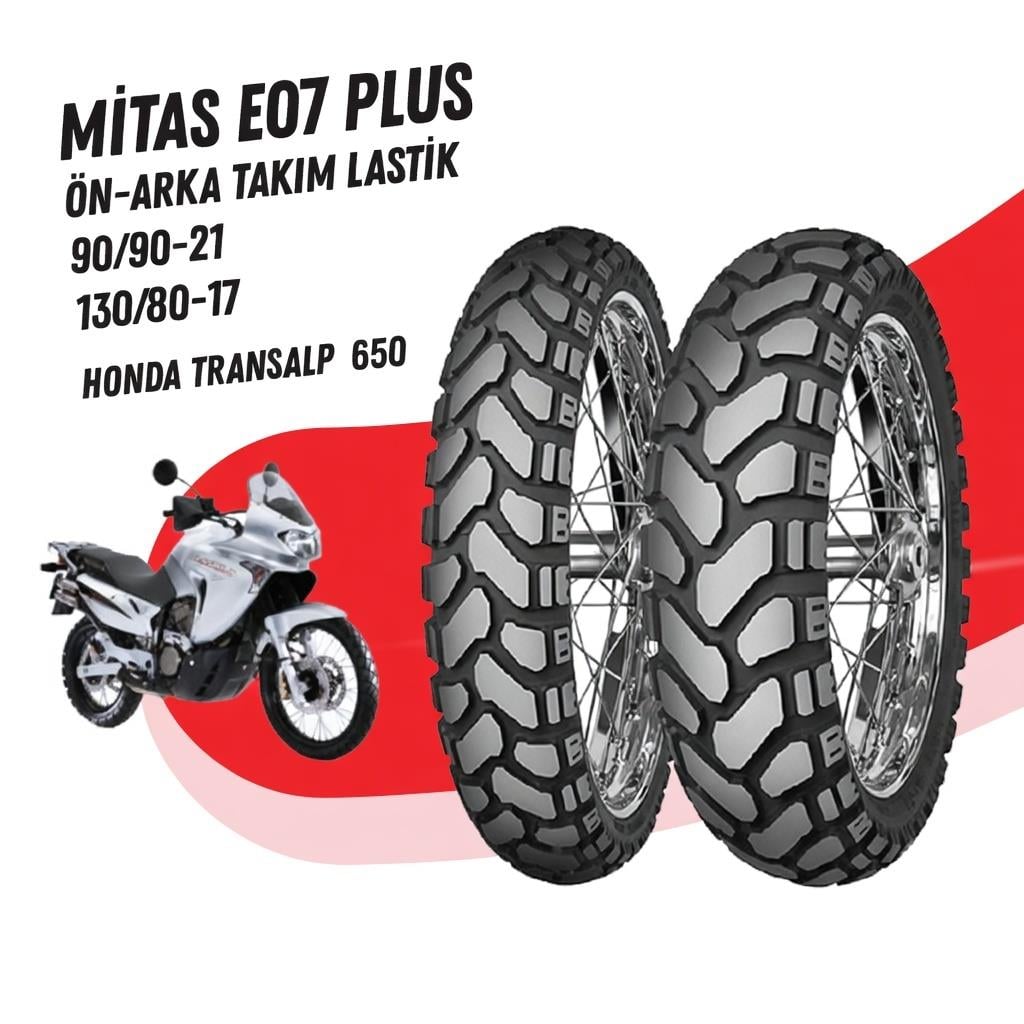 Honda Transalp 650 E-07 Plus Ön - Arka Takım Lastik