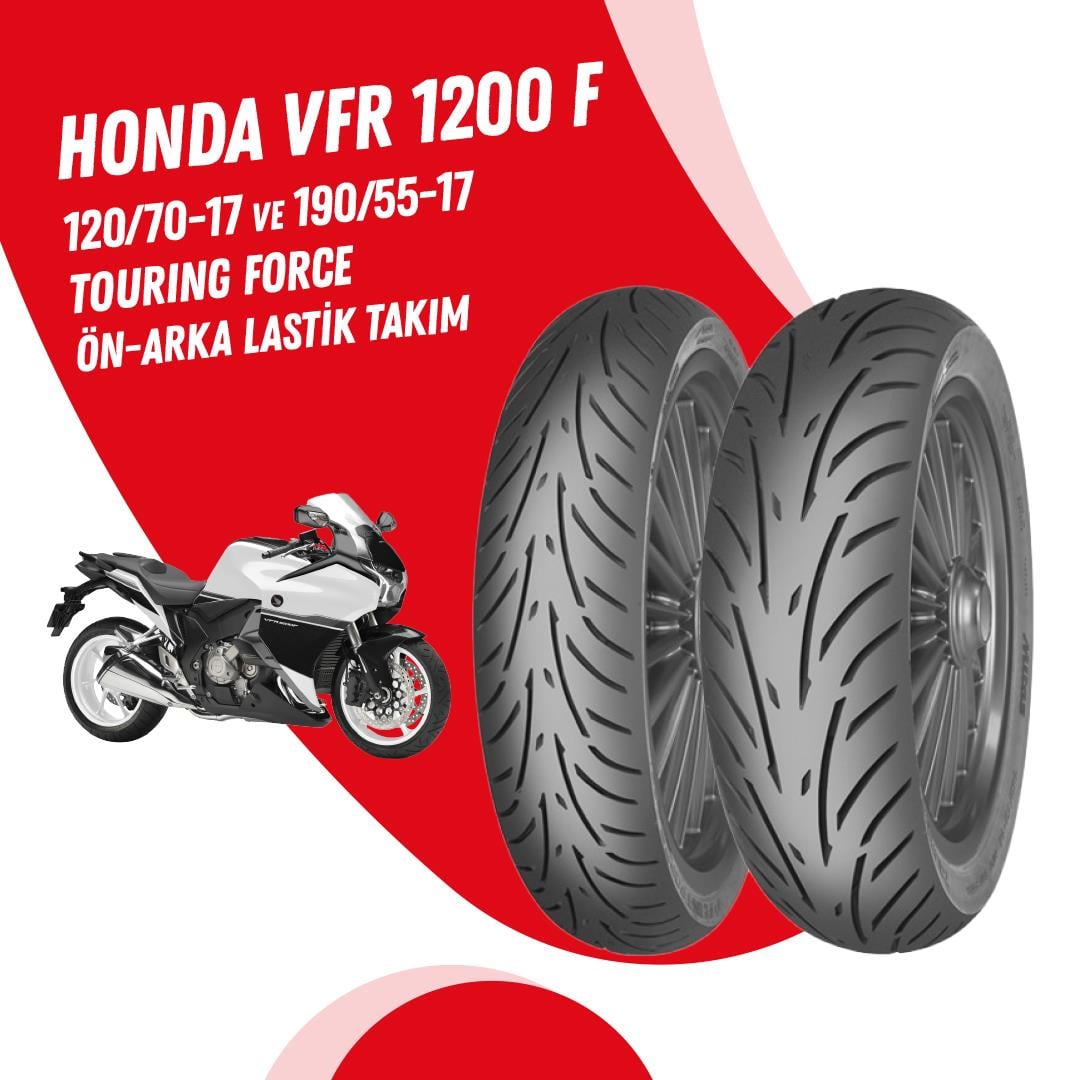 HONDA VFR 1200 F MİTAS TOURING FORCE SC LASTİK TAKIMI