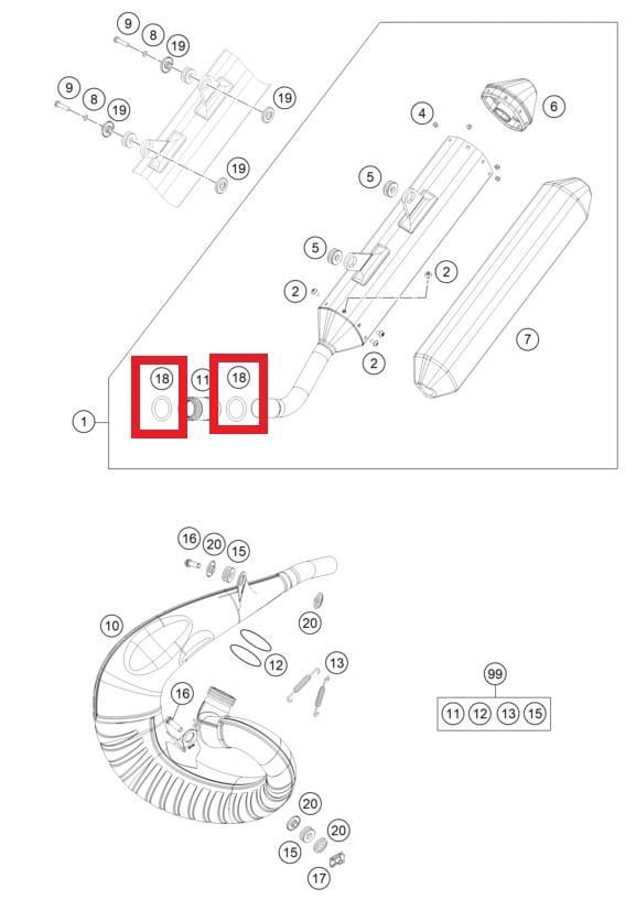 HOSE SPRING GASGAS ORJ YP
