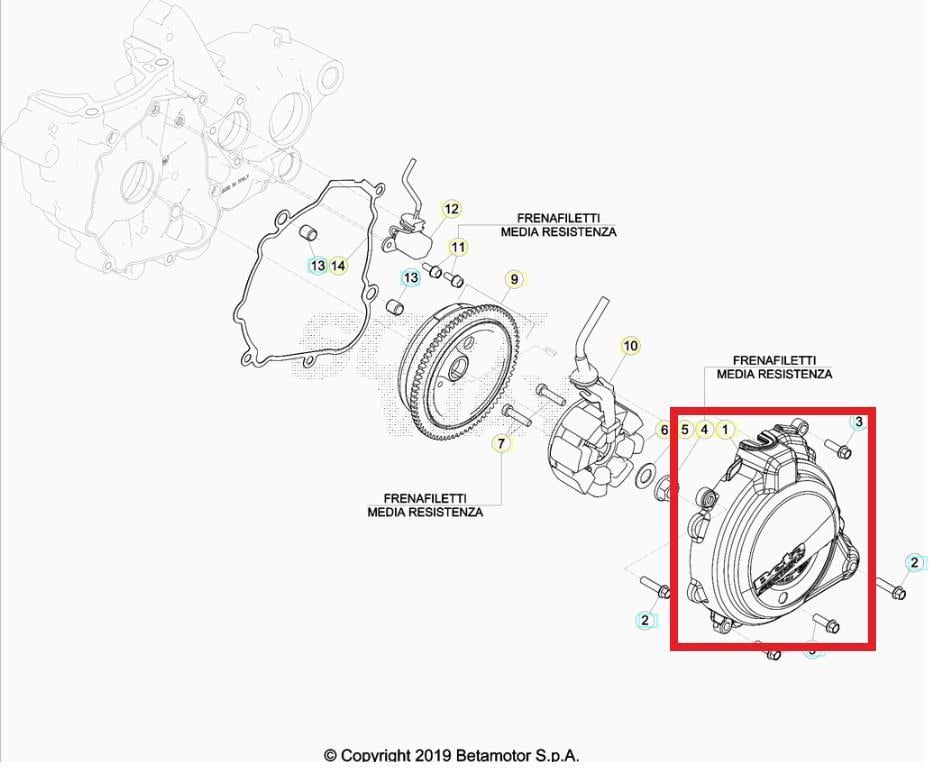 IGNITION COVER BETA ORJ YP