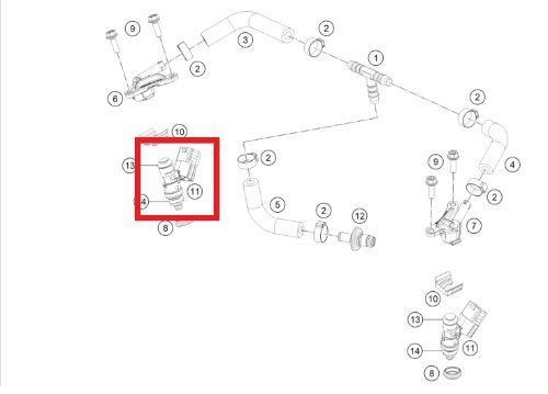 INJECTOR CPL KTM ORJ YP A4